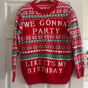 Novelty Tacky Christmas Sweater - Size M